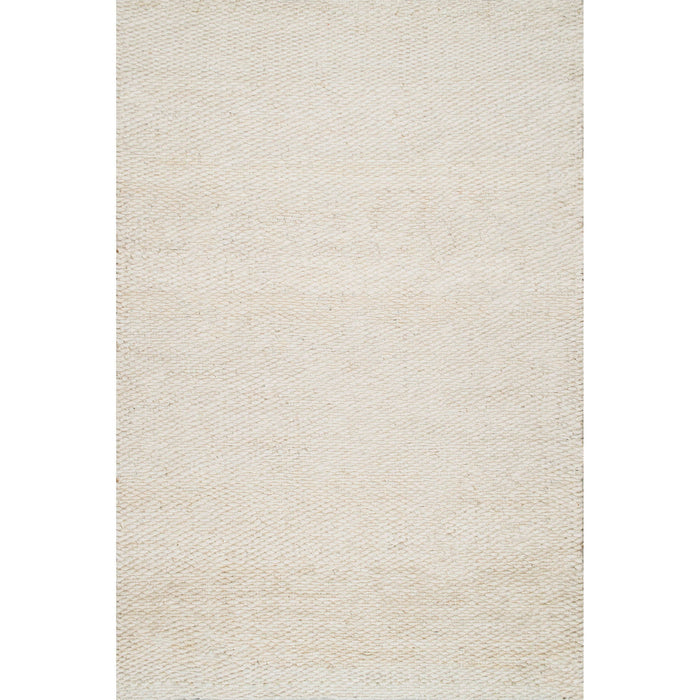 Hand Woven Hailey Jute Area Rug: Natural / Rectangle / 9' x 12'