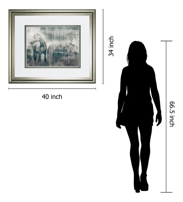 Grey Serenade By Edward Selkirk - Framed Print Wall Art - Dark Gray