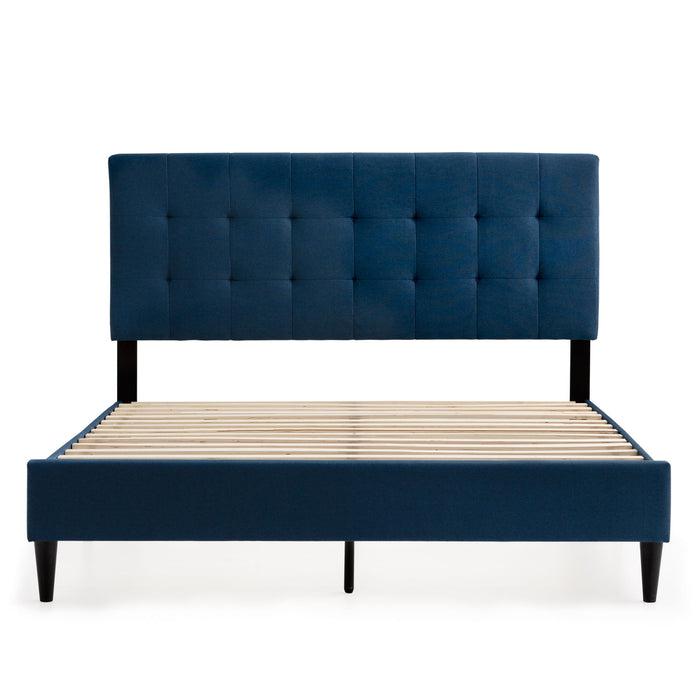 Jensen - Queen Platform Bed - Cobalt
