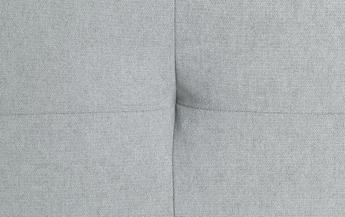 Quenti - Sofa Bed With Pillow - Gray Melange Velvet