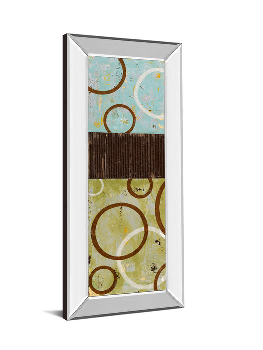 Sun Flower I By Natalie Avondet - Mirror Framed Print Wall Art - Beige