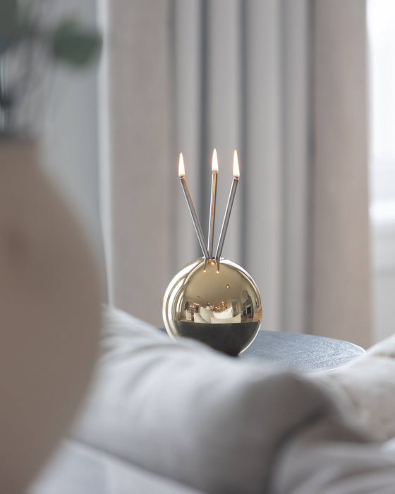 Neva Vase, Gold Metallic Candle Holder [x6 Vases]