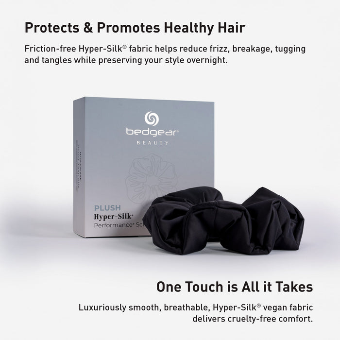 Hyper-Silk - Plush Performance Scrunchie - Black