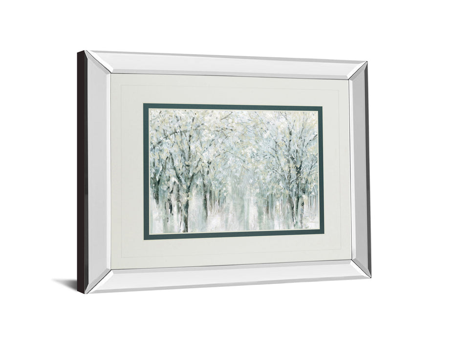 Winter Mist By Carol Robinson - Mirror Framed Print Wall Art - Gray