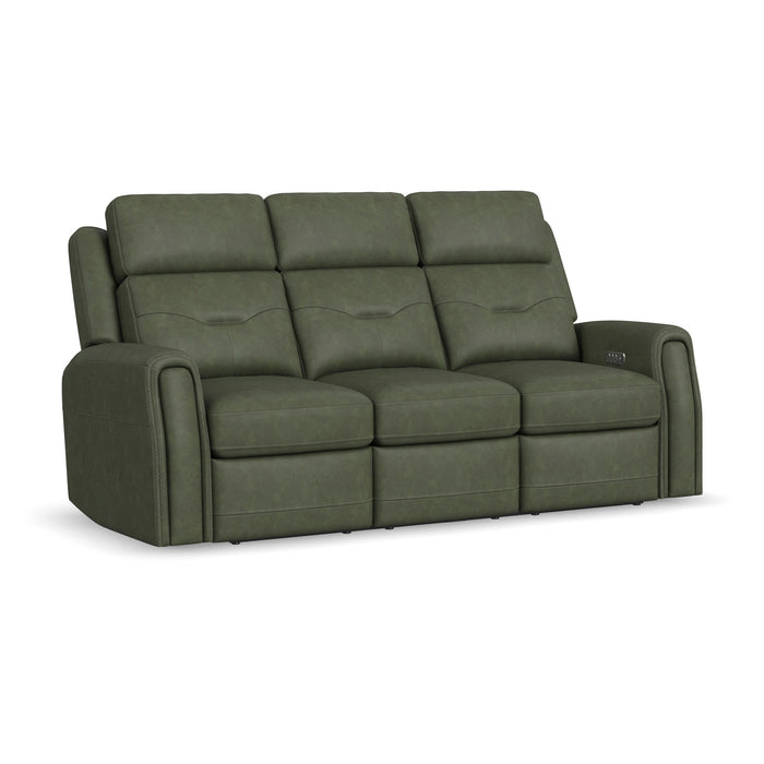 Felix - Power Reclining Sofa With Power Headrest, Lumbar, Heat & Massage