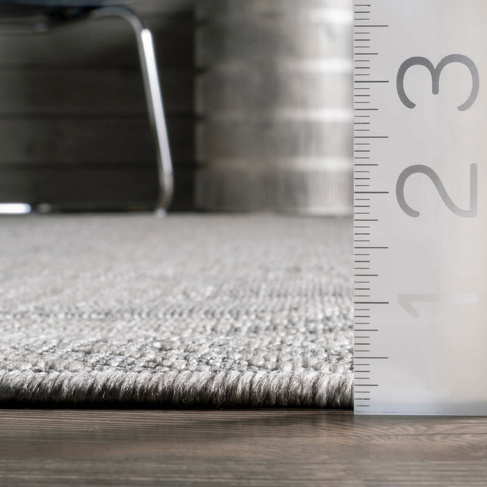 Ranya Tribal Indoor/Outdoor Area Rug: Light Brown / Runner / 2' x 8'