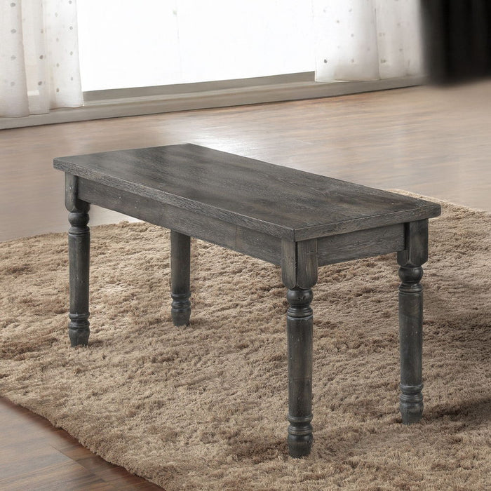 Wallace - Bench - Weathered Gray