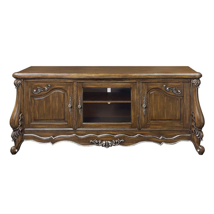 Latisha - TV Stand - Antique Oak