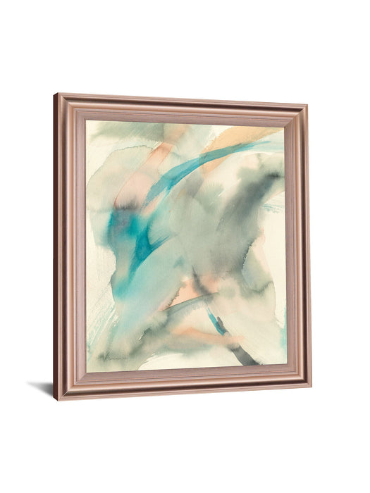 Tranquil Mist - 28" x 34" Framed Wall Art - Light Blue