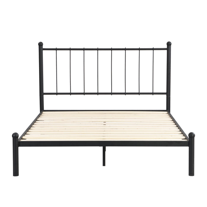 Simmons -  King Platform Bed - Black