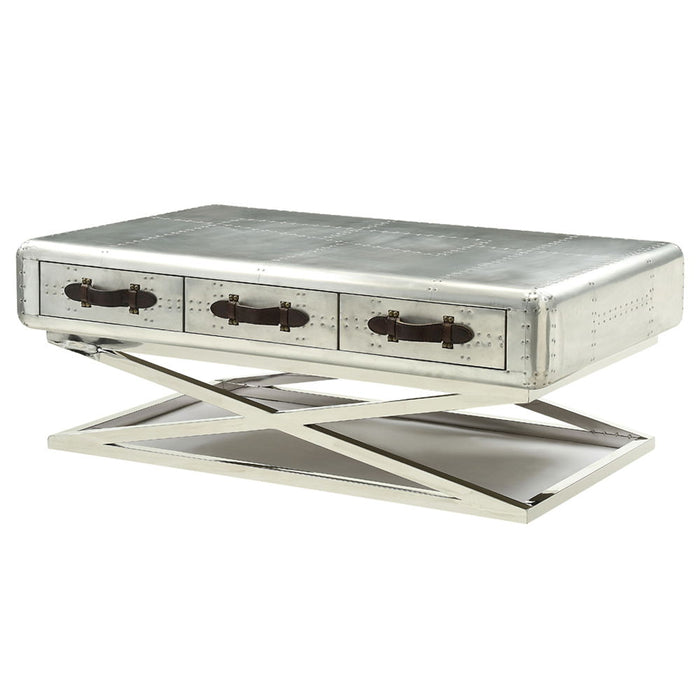 Brancaster - 51" Coffee Table - Aluminum