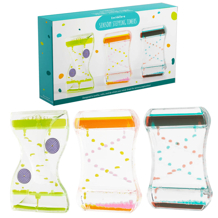 Liquid Anti Gravity Motion Timers - Pack of 3, Calming,