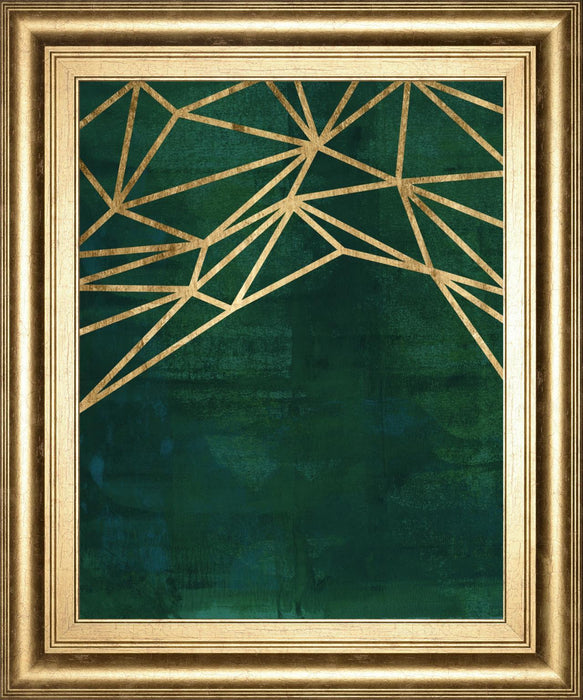 22x26 Jungle Web I By Jacob - Dark Green