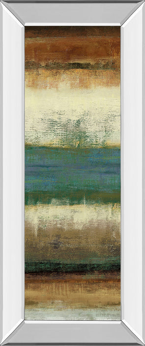 Sky By Allison Pearce - Mirror Framed Print Wall Art - Beige