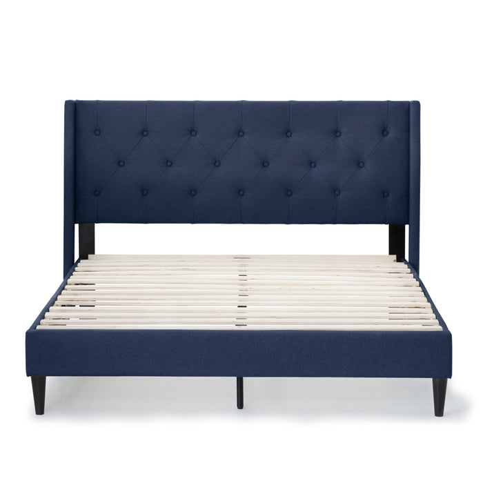 Drake - Queen Platform Bed - Cobalt