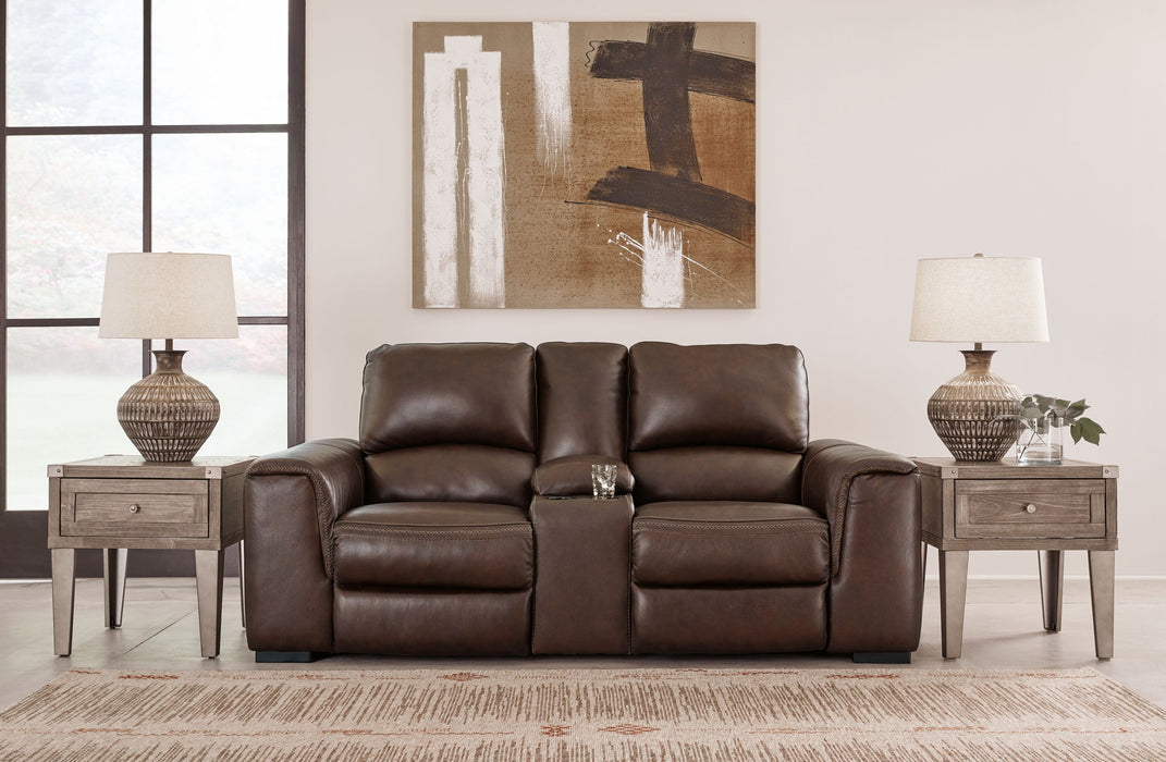 Alessandro - PWR REC Loveseat/Con/Adj HDRST - Walnut