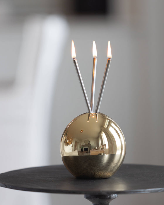 Neva Vase, Gold Metallic Candle Holder [x6 Vases]
