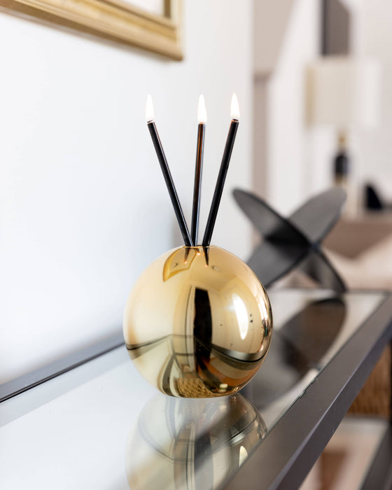 Neva Vase, Gold Metallic Candle Holder [x6 Vases]