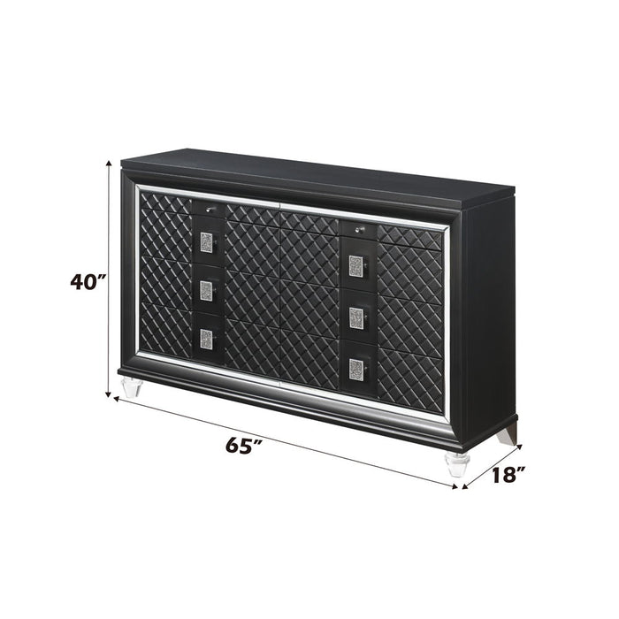 Sawyer - Dresser - Metallic Gray