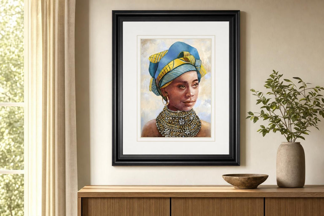 34x40 Soulful Beauty I By Donna Brooks - Beige
