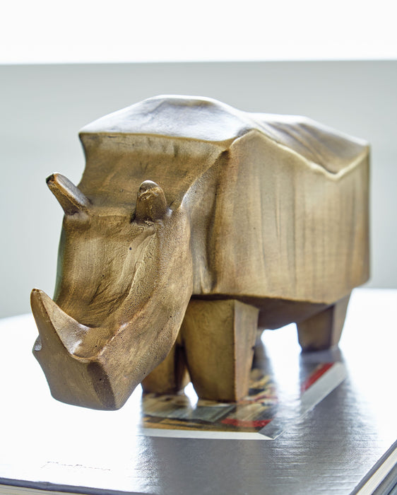 Gentwell - Sculpture - Antique Gold Finish