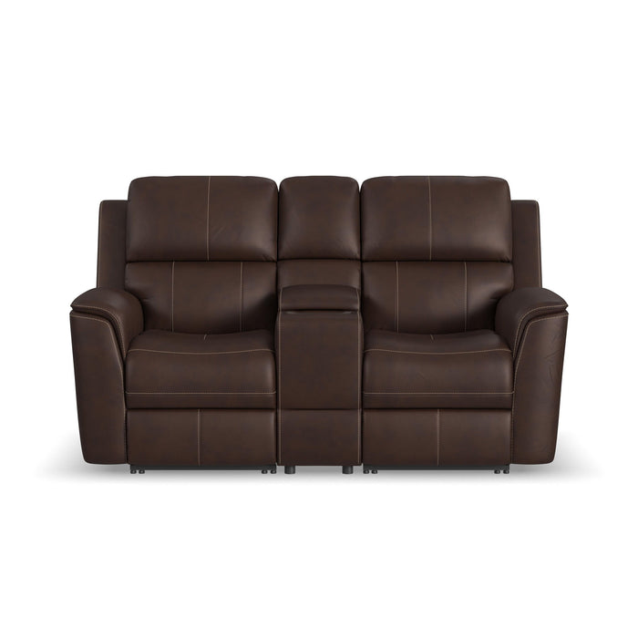 Henry - Power Reclining Loveseat With Console & Power Headrests & Lumbar