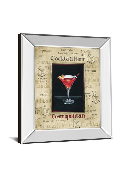 Cosmopolitan By Gregory Gorham - Mirror Framed Print Wall Art - Beige