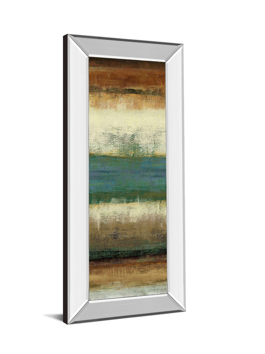 Sky By Allison Pearce - Mirror Framed Print Wall Art - Beige