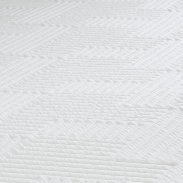 Ascend - Split Queen AeroFlex Hybrid Mattress - White / Black
