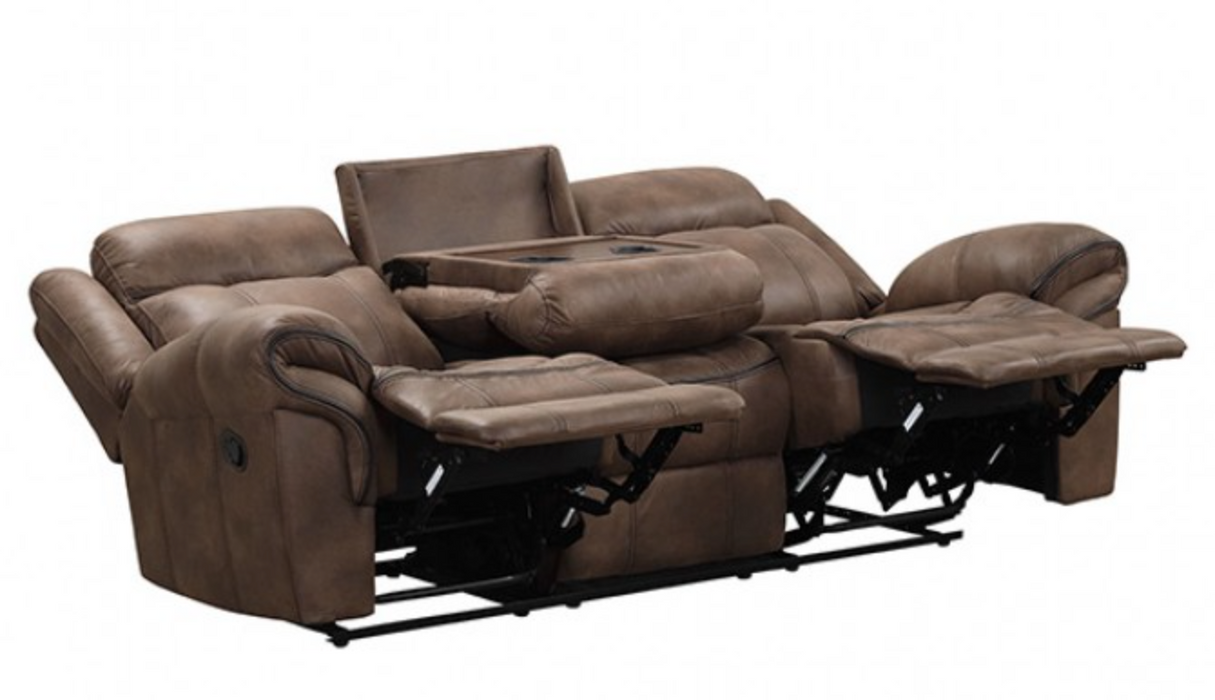 Agata Brown Manual Sofa