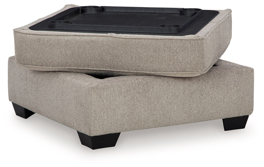 Claireah - Umber - Ottoman With Storage