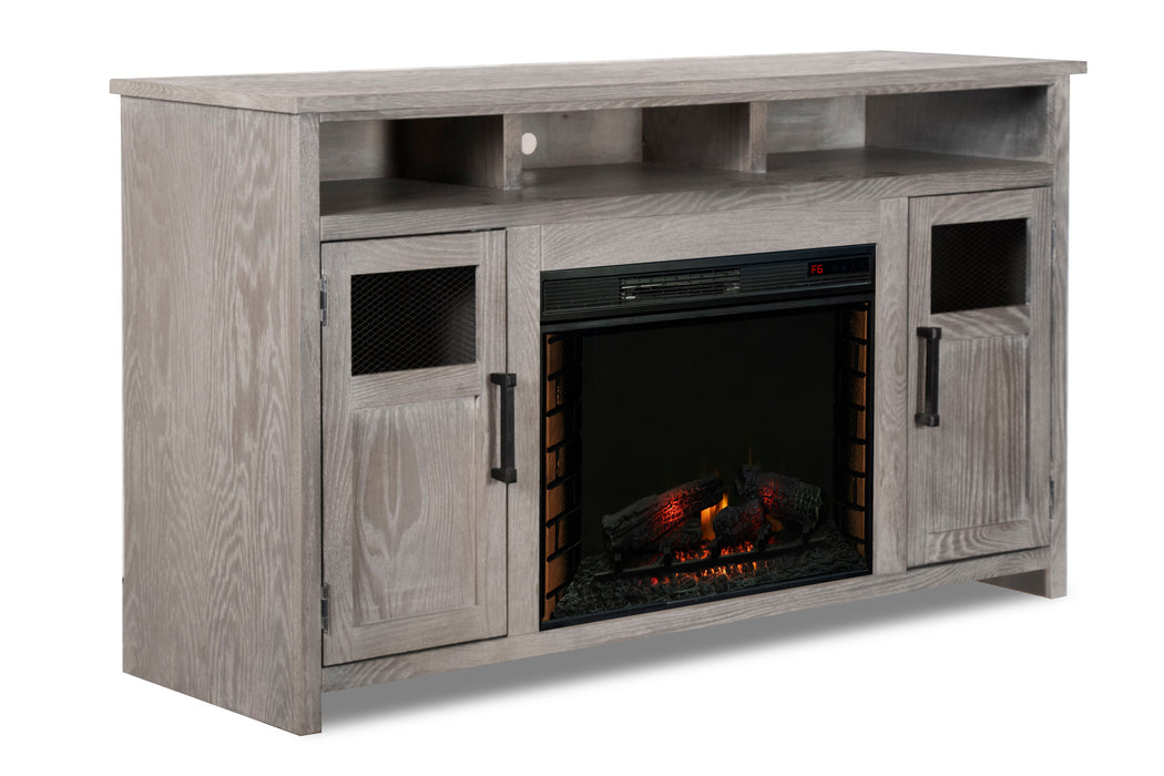 Maison - 66" Fireplace Console - Driftwood