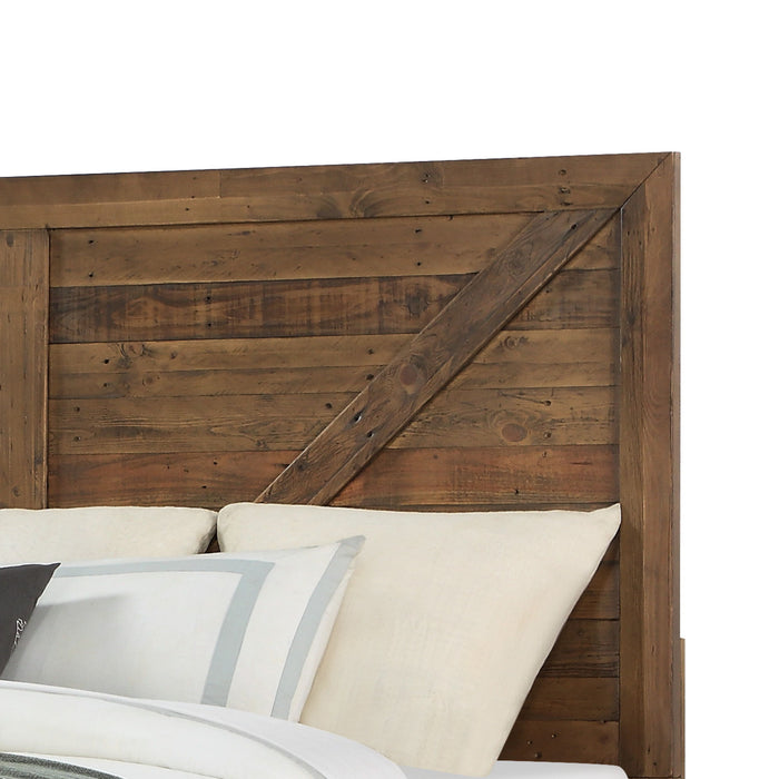 Pine Valley - Solid Wood Bed Kit - Caramel Brown