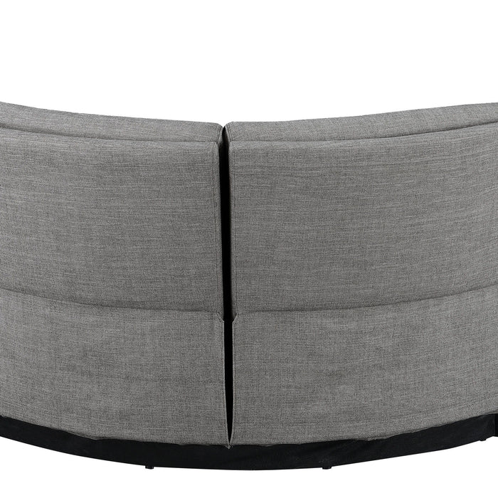 Medford - Power Reclining Sectional - Charcoal Ash