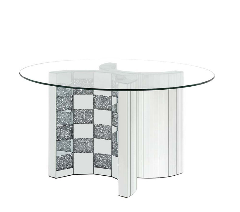 Noralie - Dining Table - Mirrored - 30"