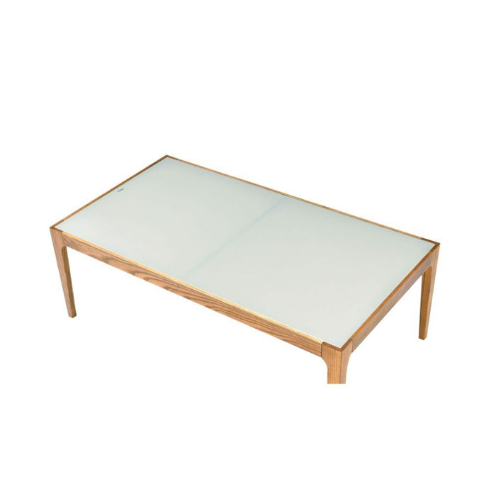 Gwynn - Coffee Table - Natural & Frosted Glass