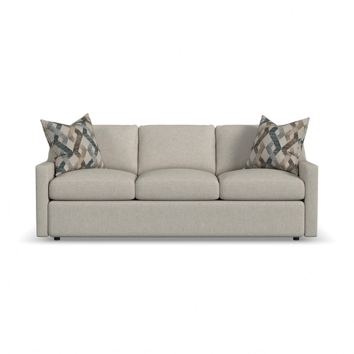 Sky - Upholstered Sofa - Pearl Silver