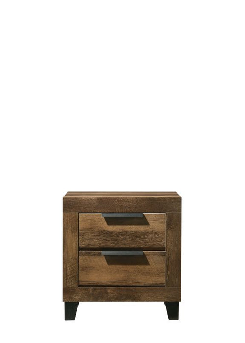 Morales - Nightstand - Rustic Oak Finish