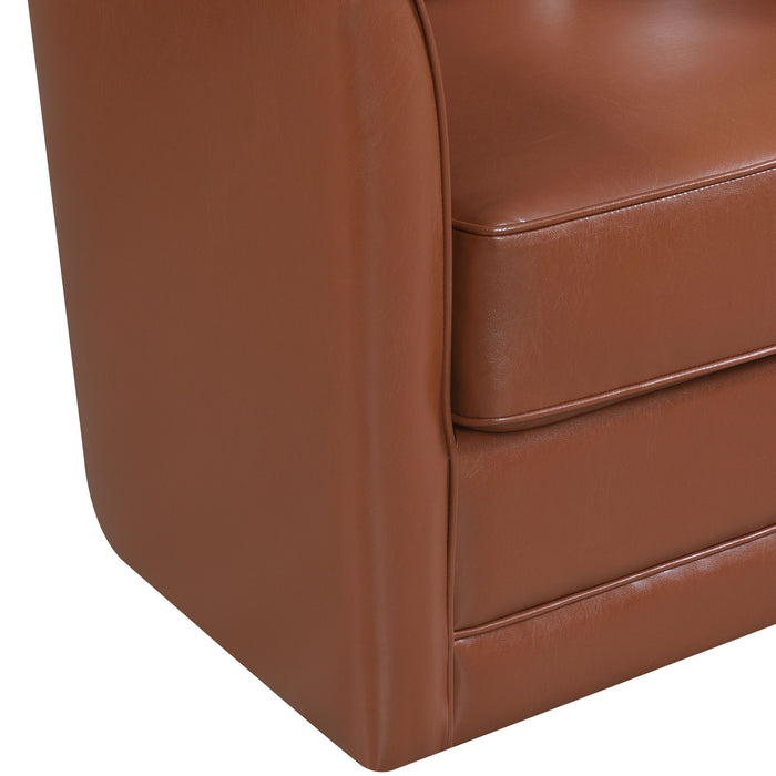 Milo - Swivel Chair - Chestnut Brown