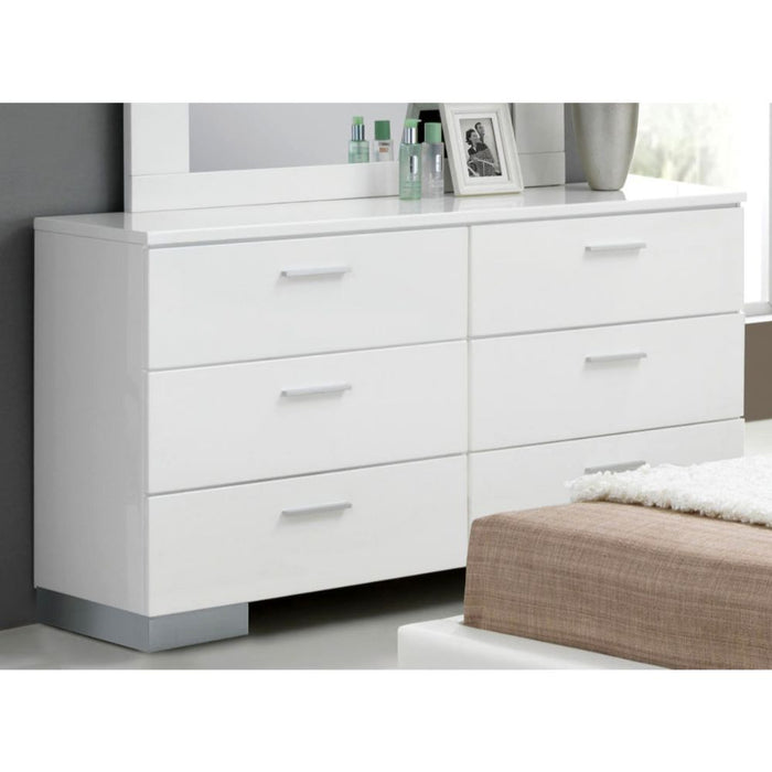 Lorimar - Dresser - White & Chrome Leg