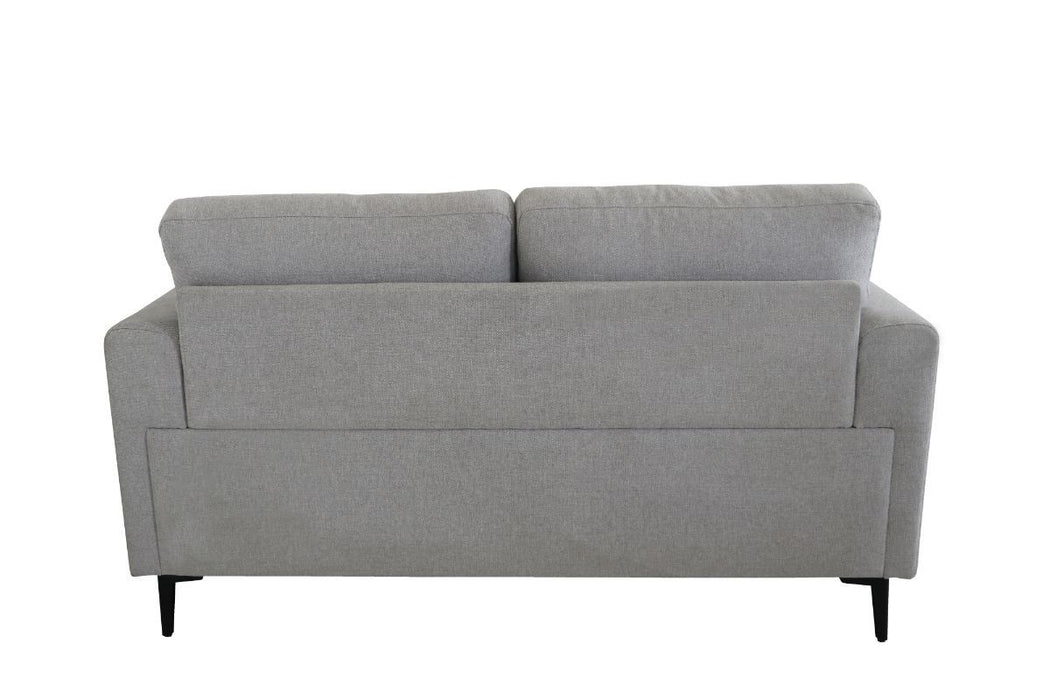 Kyrene - Loveseat - Light Gray Linen