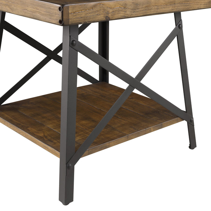 Chandler - End Table - Pine Brown