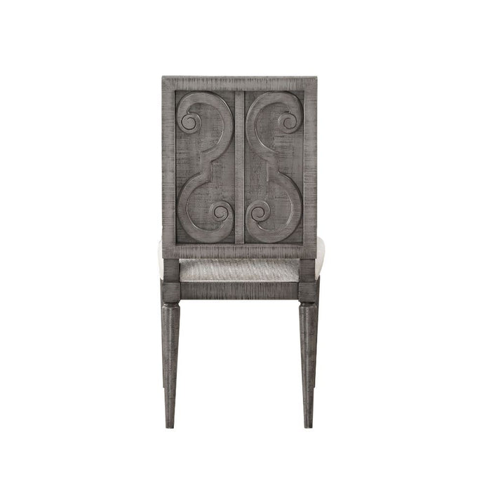 Artesia - Side Chair (Set of 2) - Fabric & Salvaged Natural