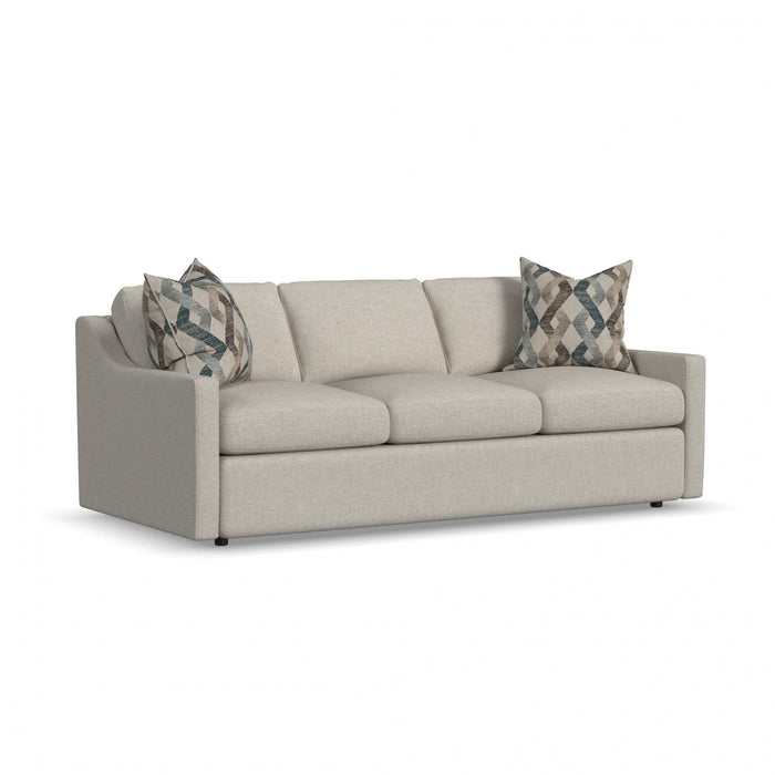Sky - Upholstered Sofa - Pearl Silver