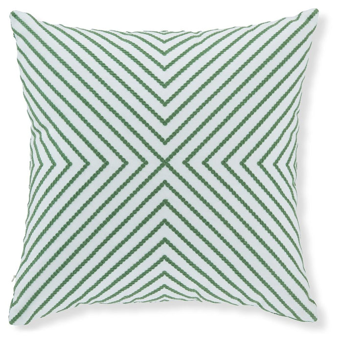 Bellvale - Pillow - Green / White