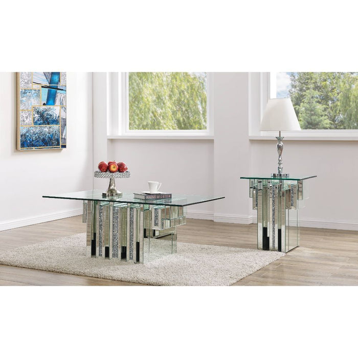 Noralie - Coffee Table - Mirrored - 18"