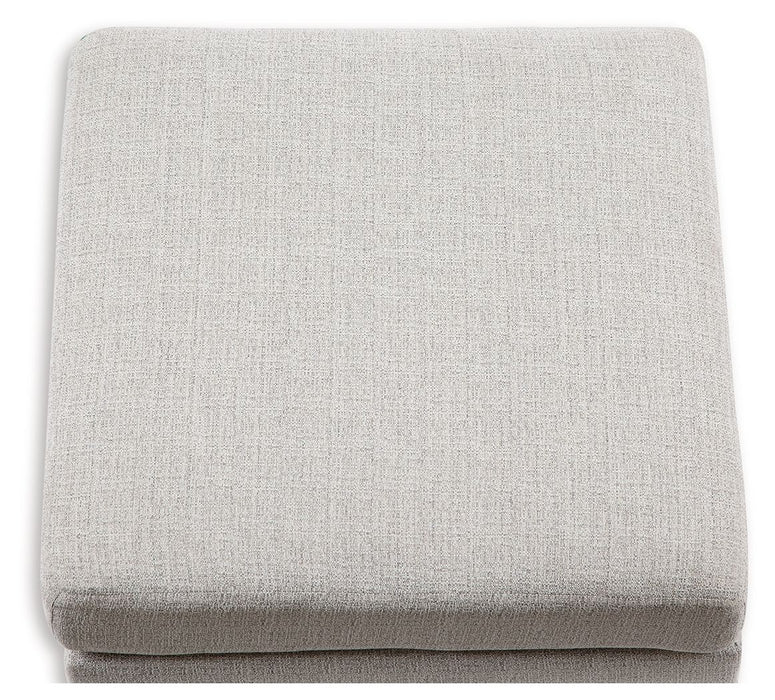 Koralynn - Oversized Accent Ottoman - Stone