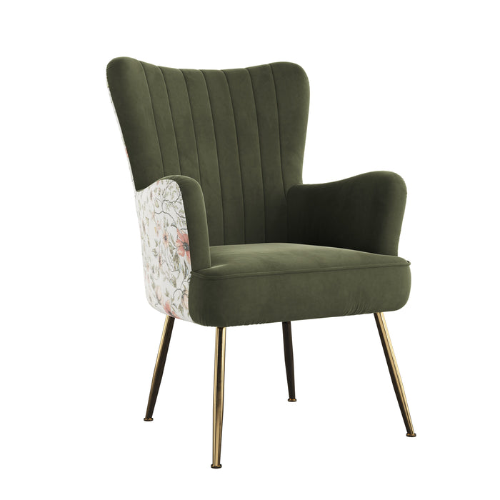 Amera - Accent Chair - Emerald Green