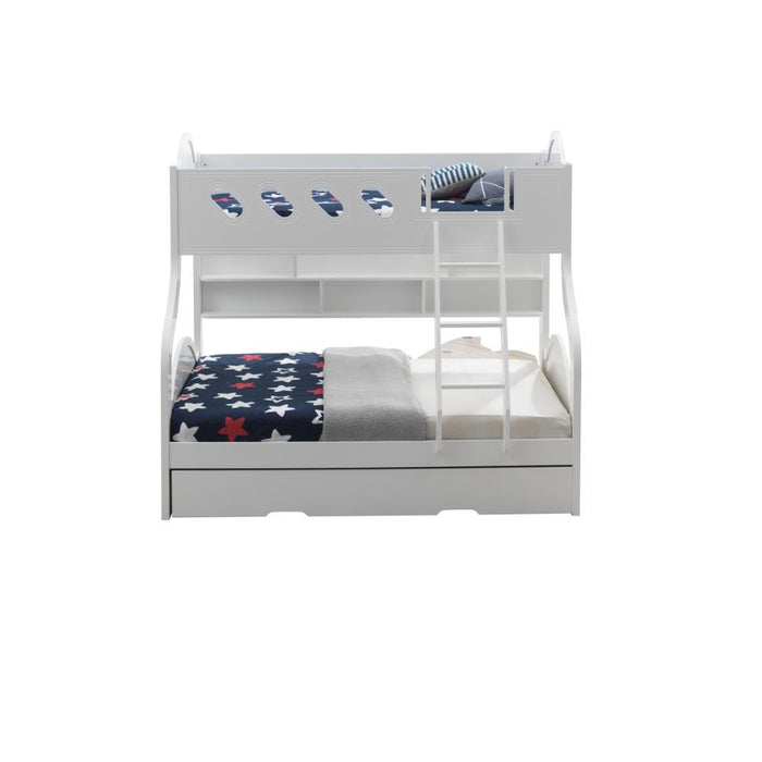 Grover - Twin Over Full Bunk Bed - White