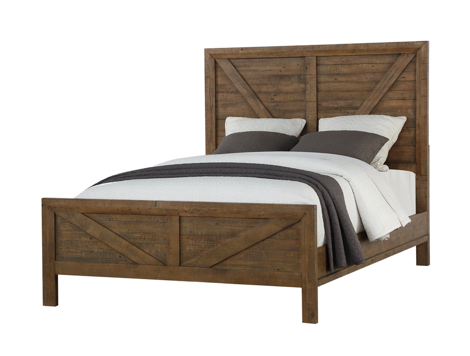 Pine Valley - Solid Wood Bed Kit - Caramel Brown